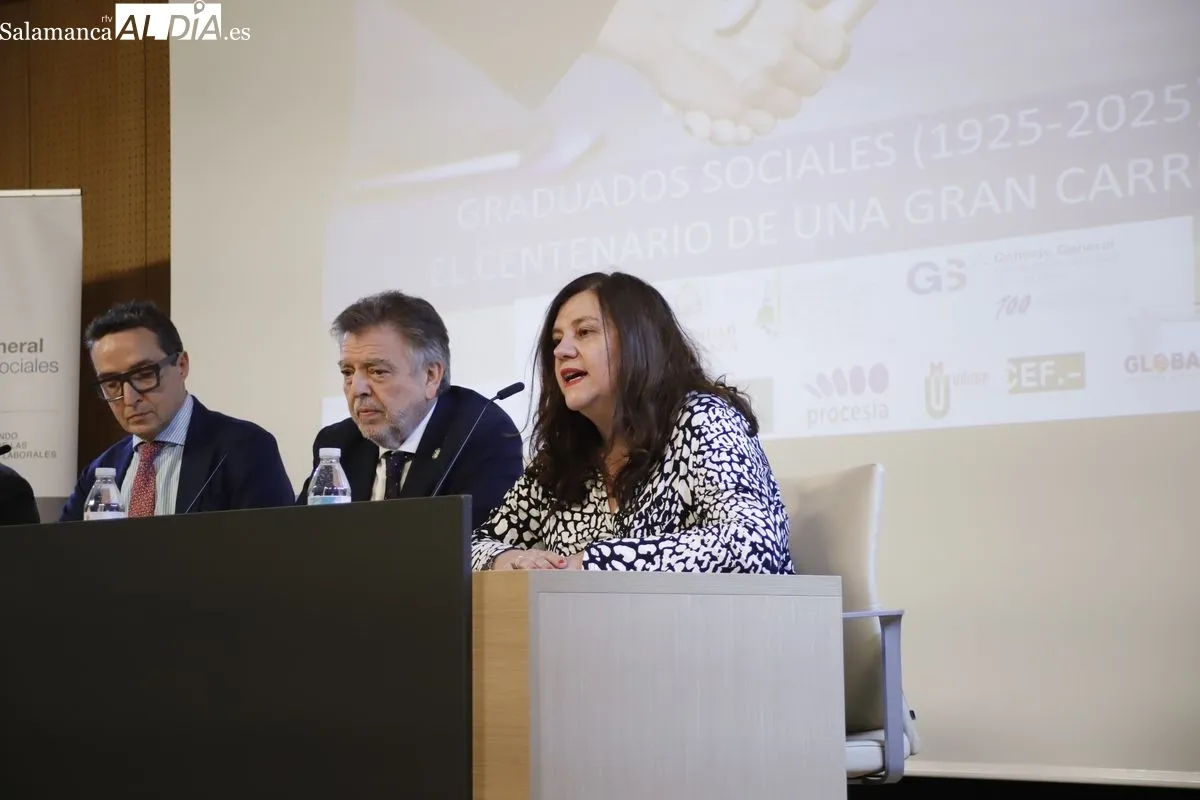 Jornada de homenaje en Salamanca del centenario de la carrera de Graduado Social. Foto de Ángel Puma
