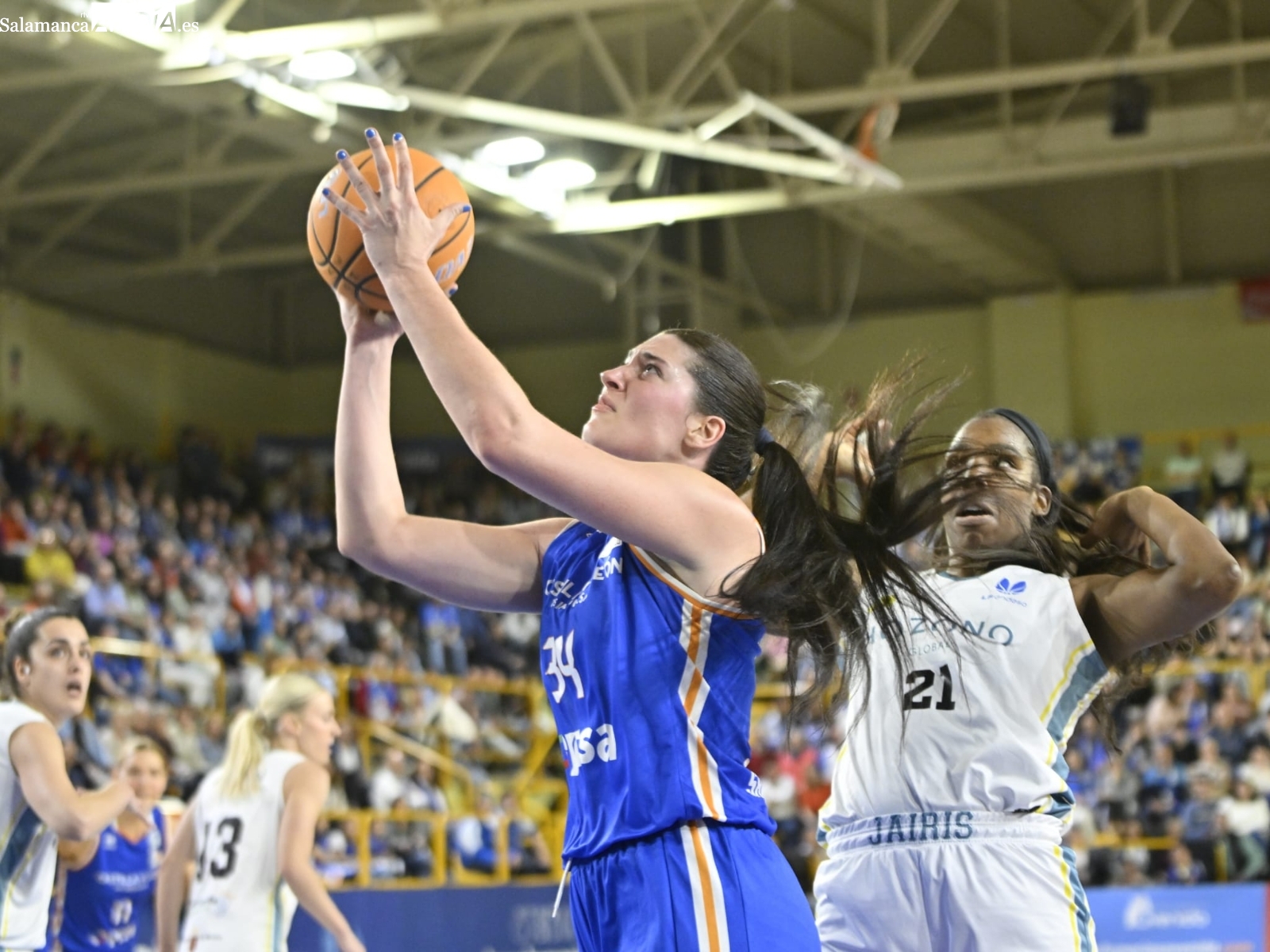 Lesión muscular de Mariella Fasoula en el gemelo izquierdo