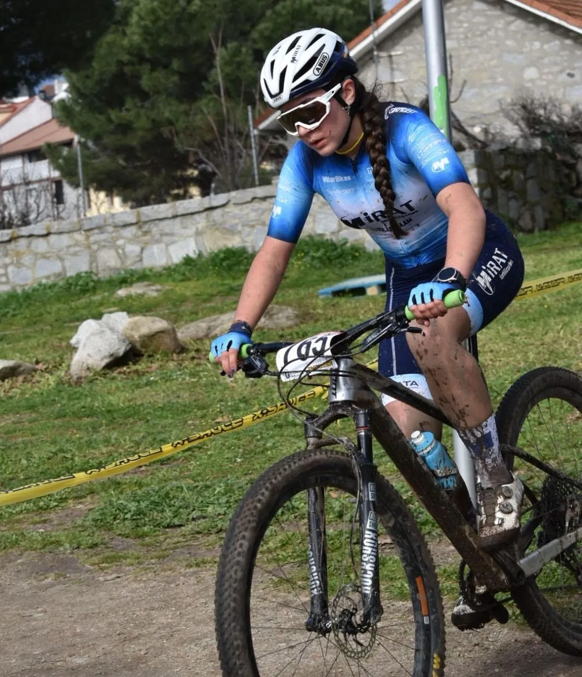 Ciclista del Mirat Team en las competiciones BTT del pasado fin de semana