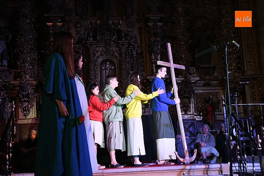 Representación de la Pasión de Cristo por El Manantial en El Bodón/ Fotos: Adrián M.Pastor
