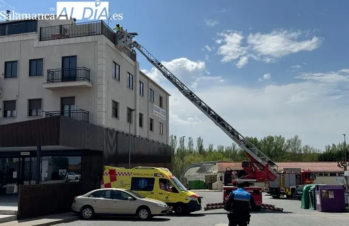 Foto 7 - Rescate de altura en Alba de Tormes