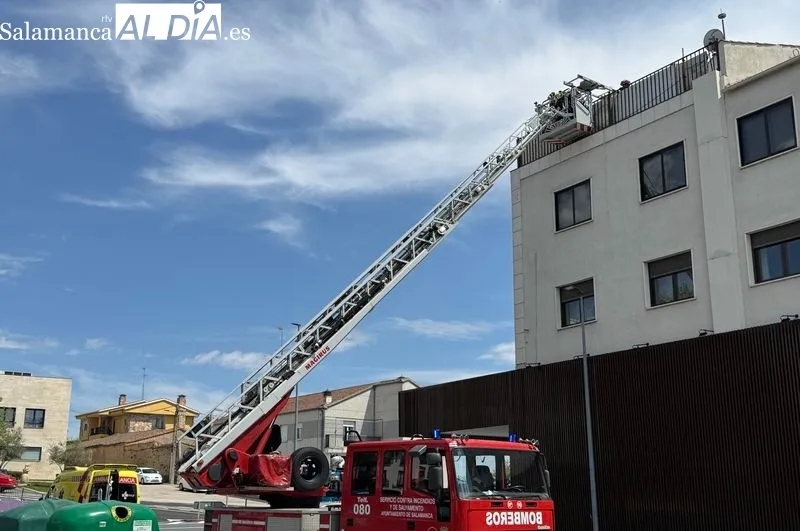 Foto 6 - Rescate de altura en Alba de Tormes