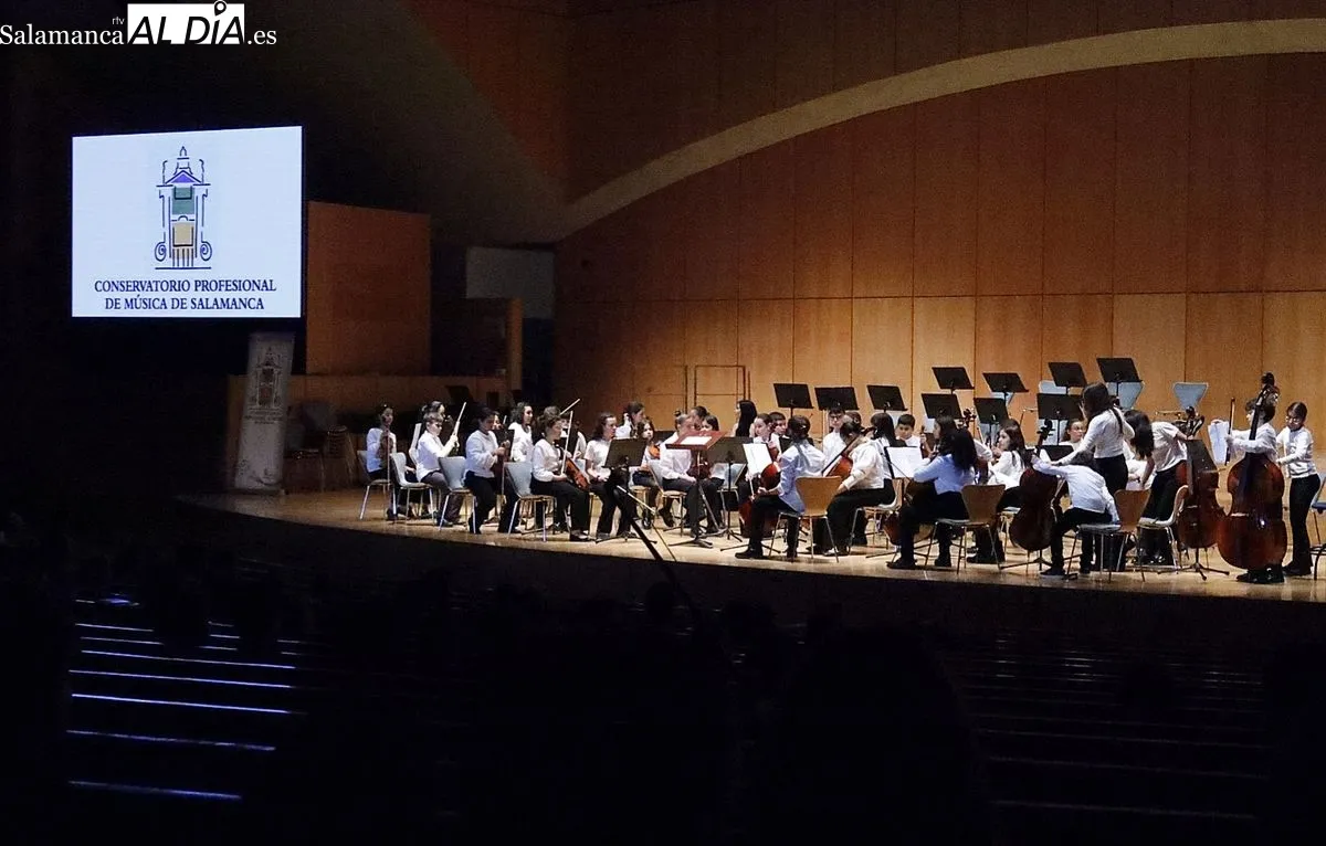 Concierto de fin de curso del Conservatorio Profesional de Salamanca. Foto: David Domínguez