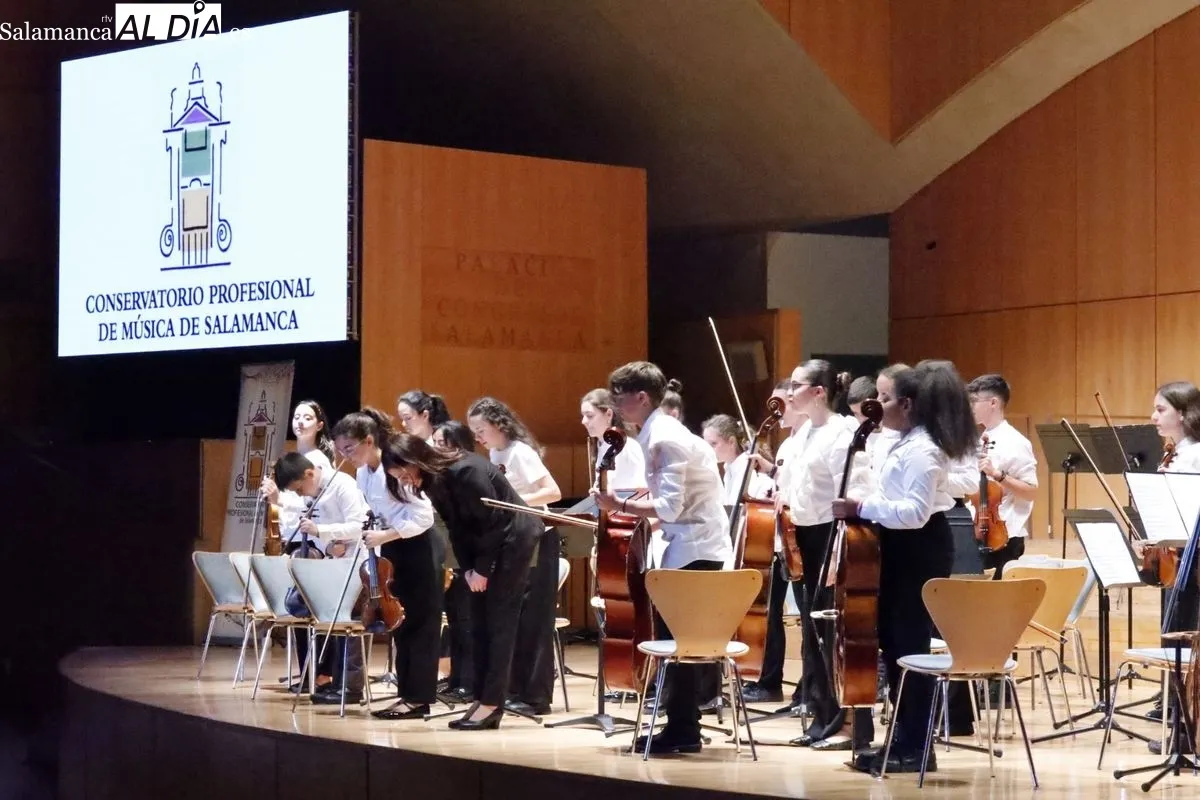 Concierto de fin de curso del Conservatorio Profesional de Salamanca. Foto: David Domínguez