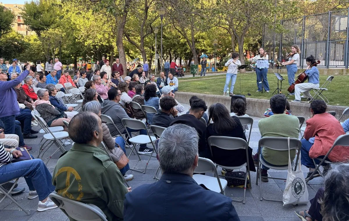 Concierto del Cuarteto Ítaca en el Parque Picasso