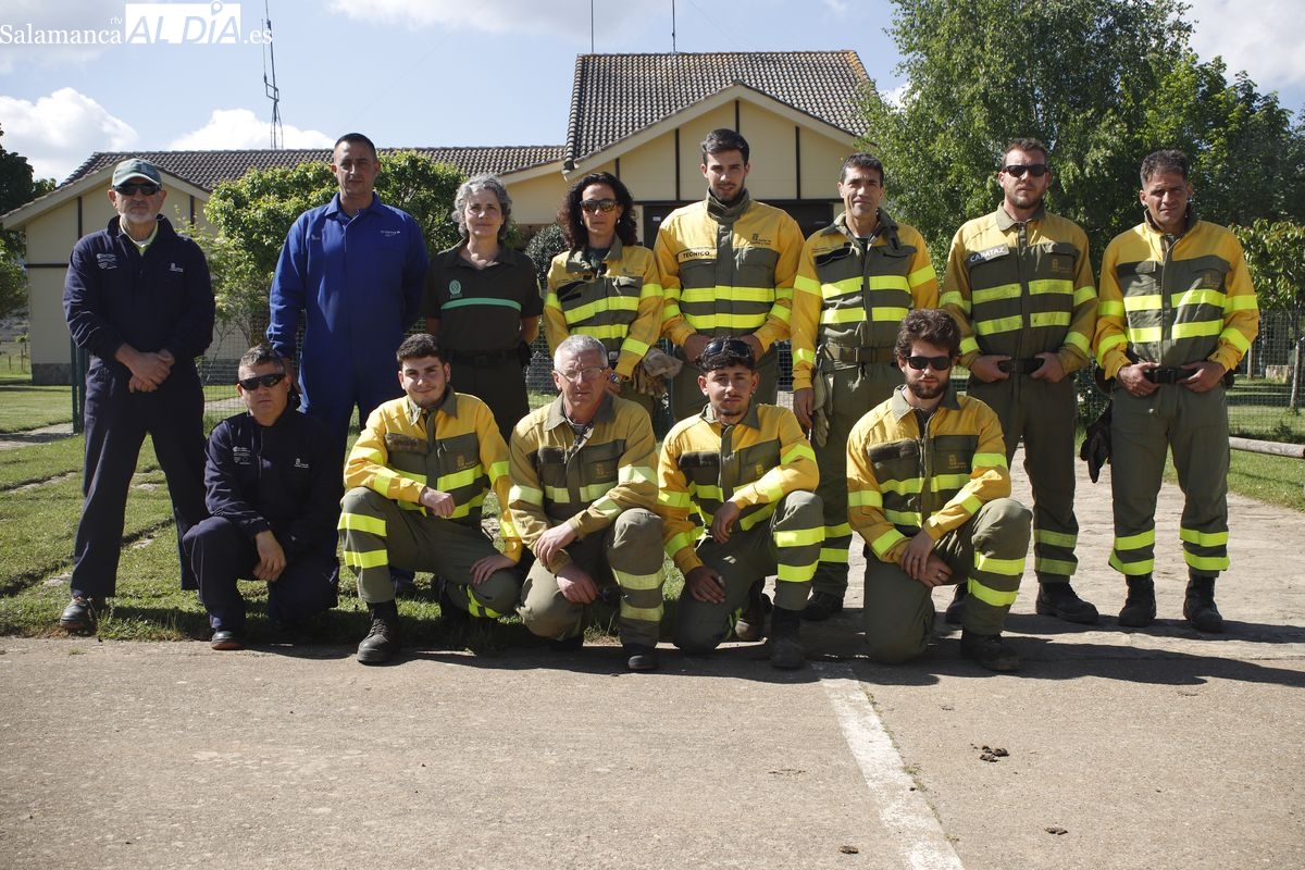 FOTOS | Más allá del verano: así es el trabajo de los bomberos forestales en Salamanca durante todo el año 