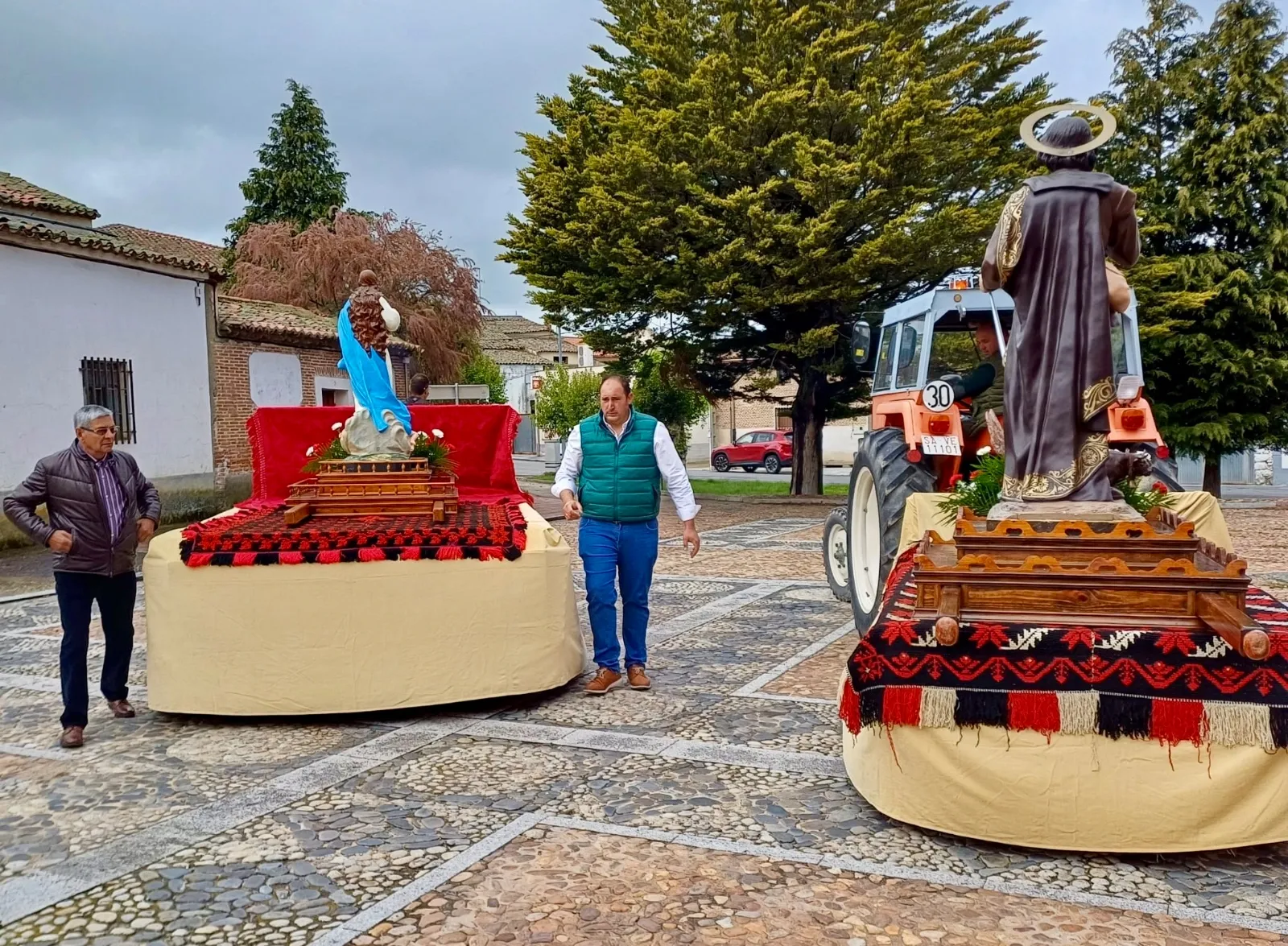 Festividad de San Isidro en Santiago de la Puebla