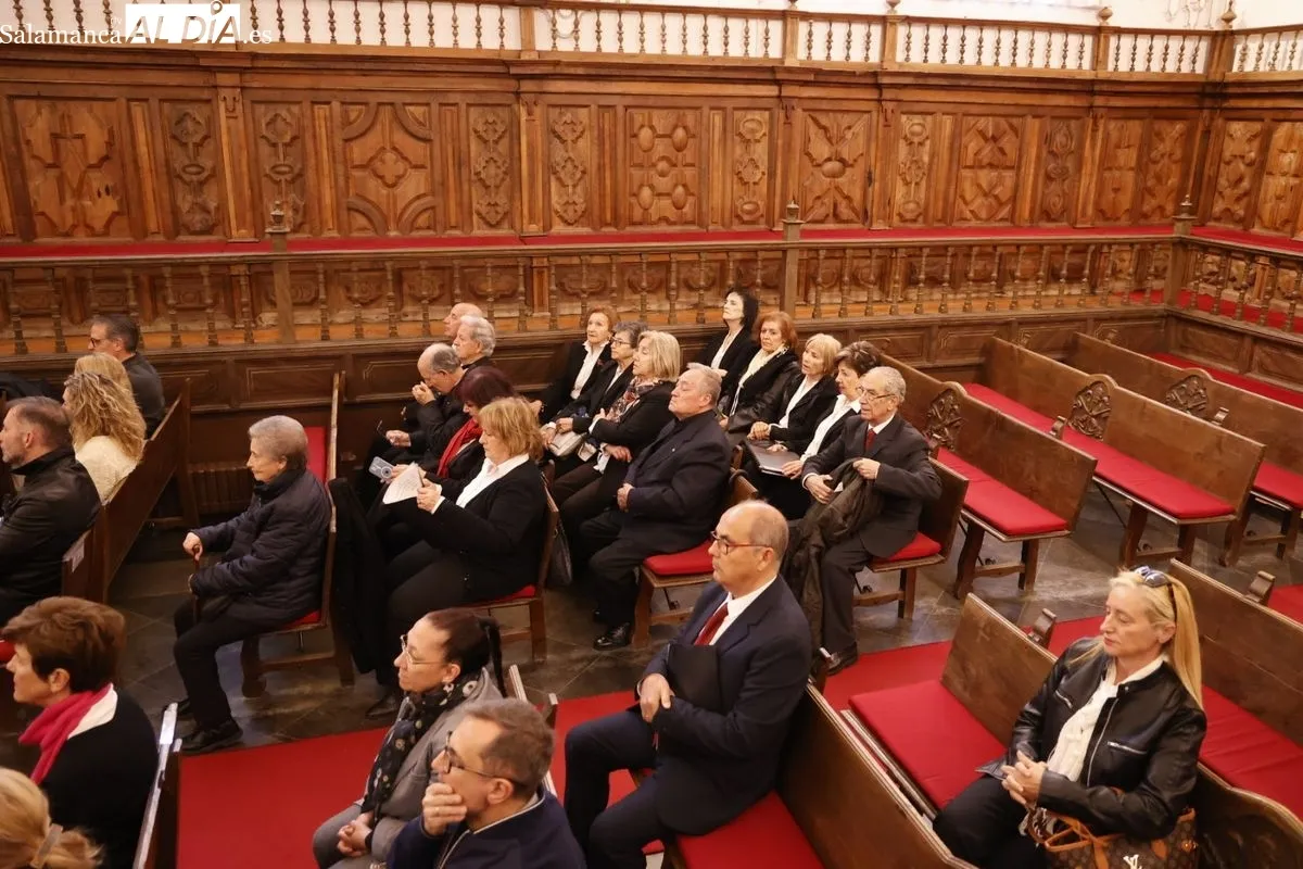 El Aula Magna de la Universidad Pontifica de Salamanca acoge los actos del 50 Aniversario de la Facultad de Educación. Fotos: David Sañudo