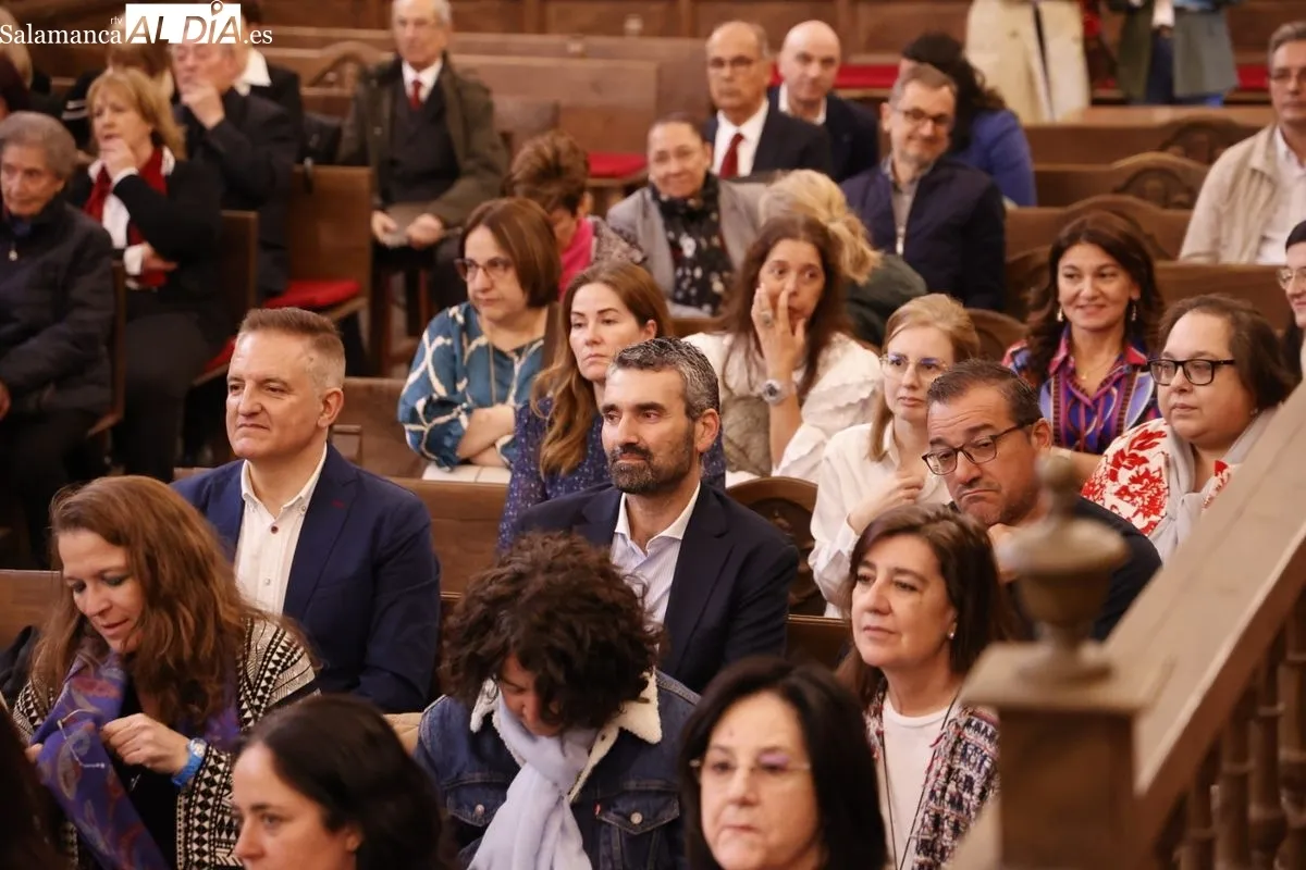 El Aula Magna de la Universidad Pontifica de Salamanca acoge los actos del 50 Aniversario de la Facultad de Educación. Fotos: David Sañudo