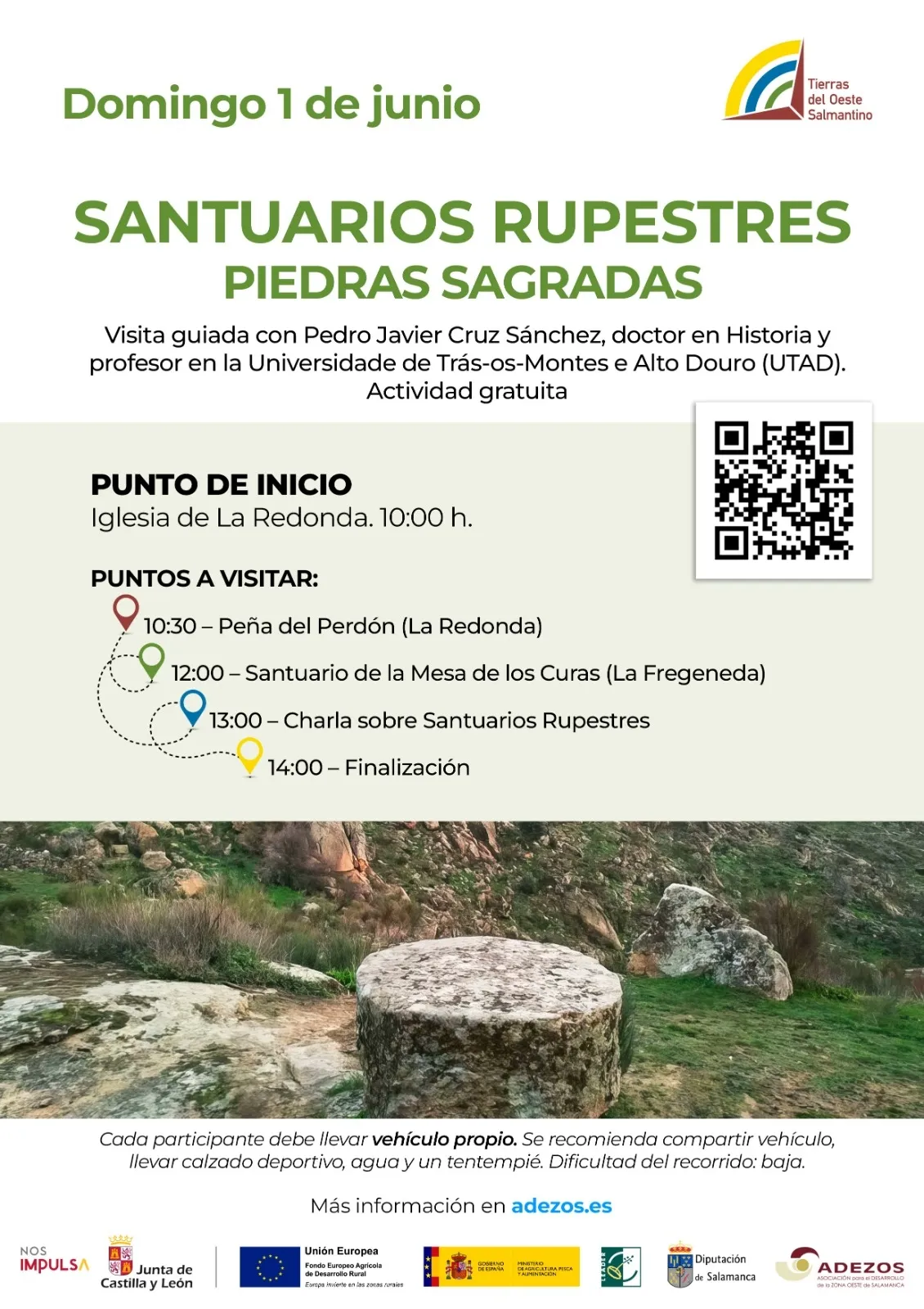 Foto 2 - Adezos organiza una visita guiada gratuita a santuarios rupestres en La Redonda y La Fregeneda