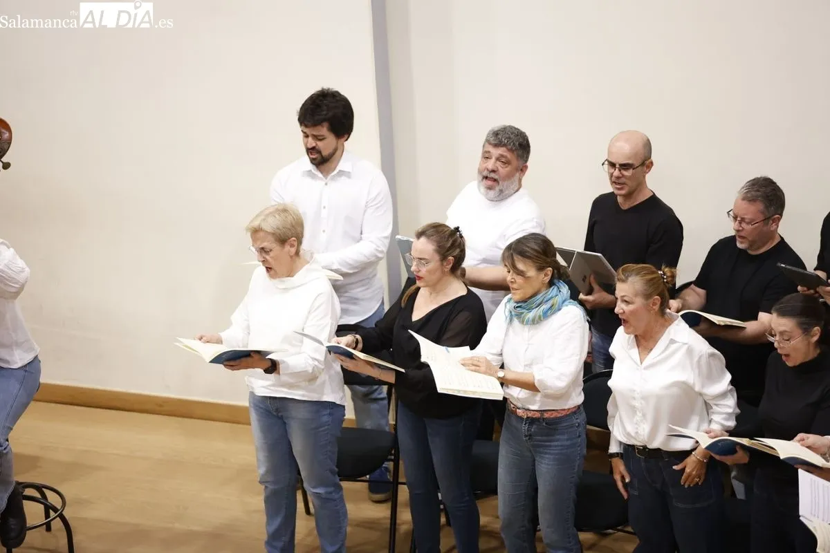 Alumnos del Conservatorio de Salamanca escenifican la ópera barroca 'Dido y Eneas' | FOTOS: David Sañudo 