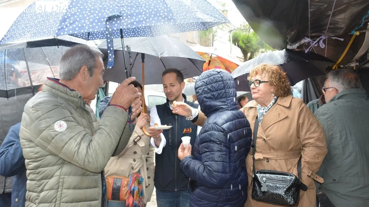 Foto 8 - Hinojosa de Duero cierra la XXII Feria Internacional del Queso con balance positivo en ventas y p&uacute;blico, a pesar del mal tiempo