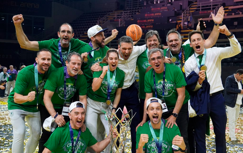 Alberto Miranda conquista la Champions League con Unicaja Málaga