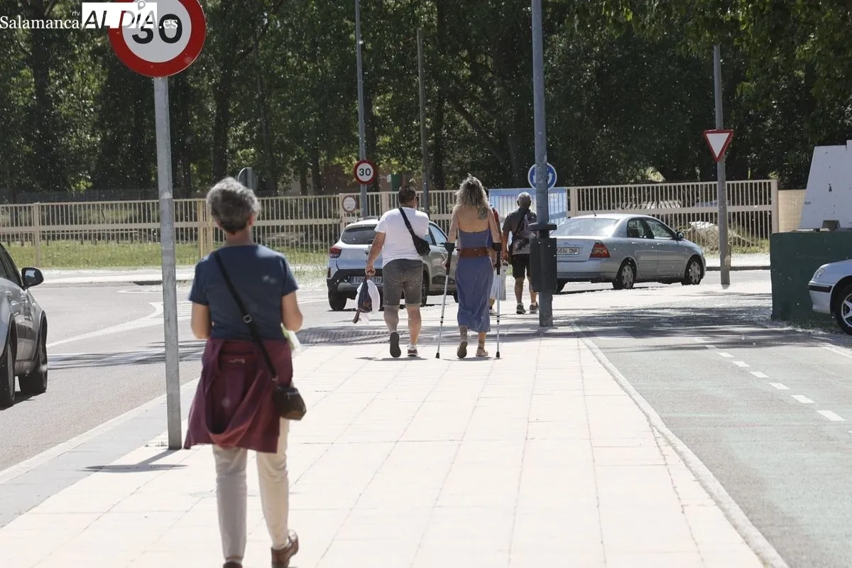 Ambiente en el rastro y en la ribera del Tormes esta mañana de domingo. Fotos: David Sañudo
