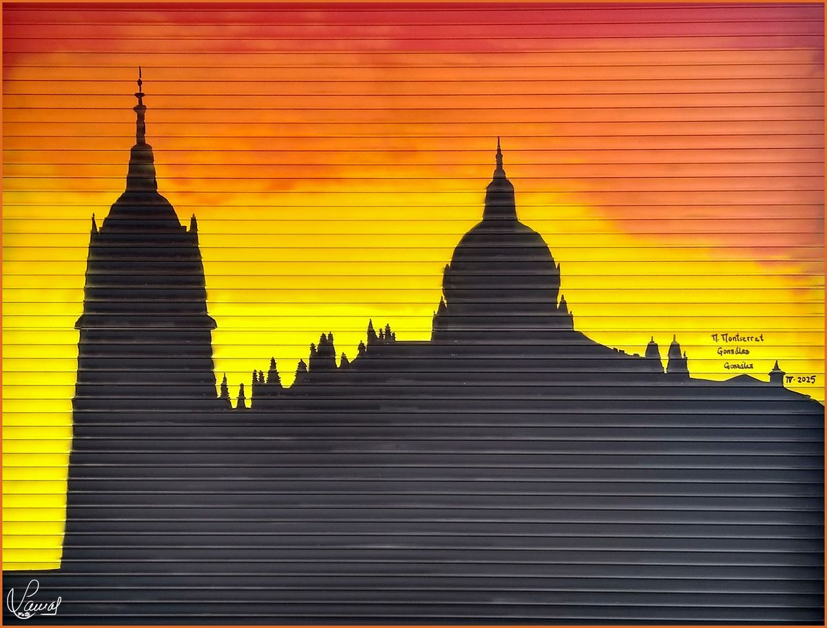 Mural en la calle Gómez Arias, en Salamanca