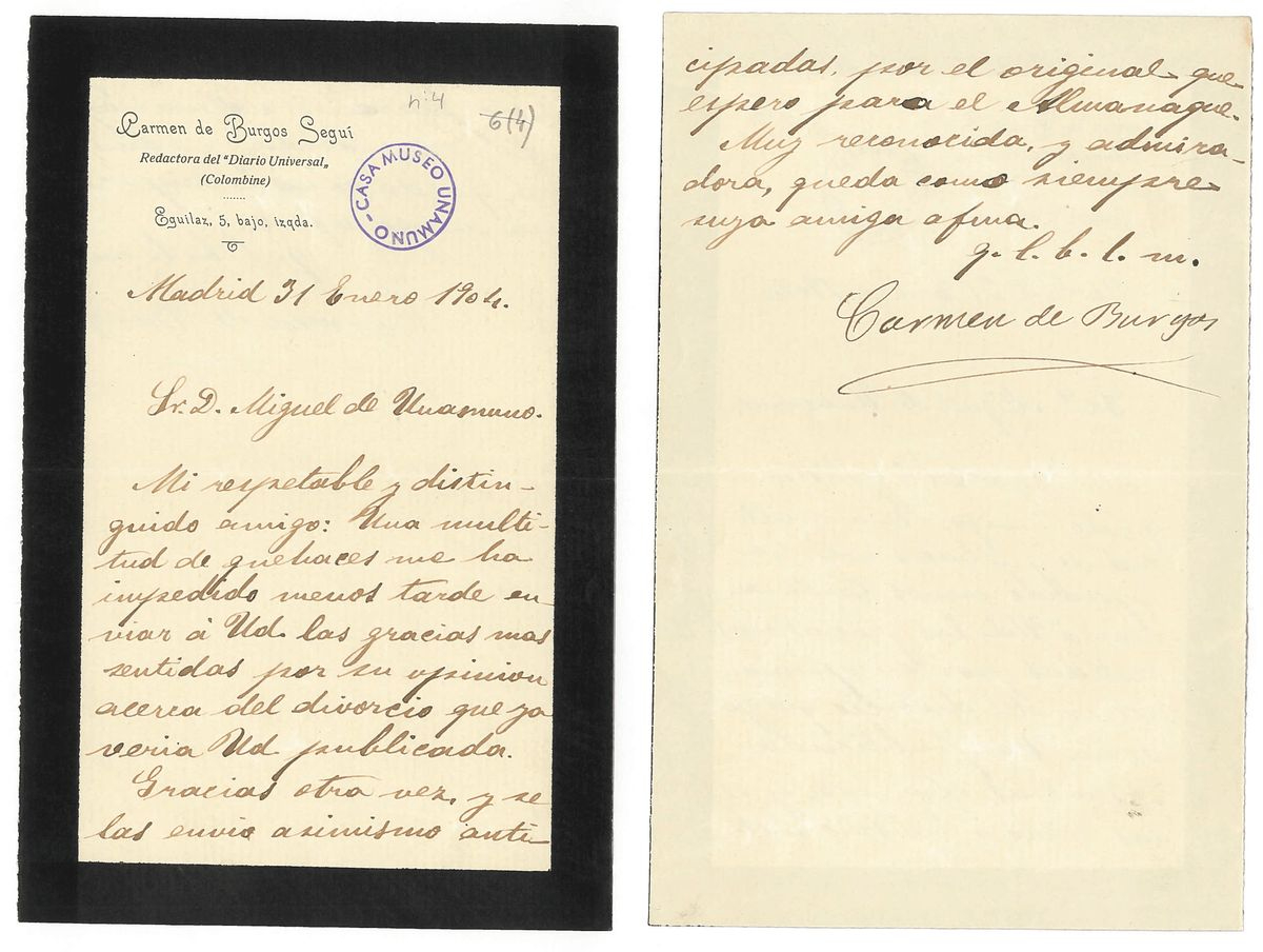 Cartas de mujeres a Unamuno: documental llega a Fundos Fórum