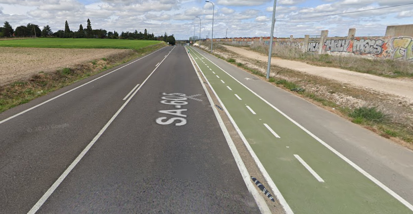 Fallece un hombre atropellado en la carretera SA-605 de Salamanca