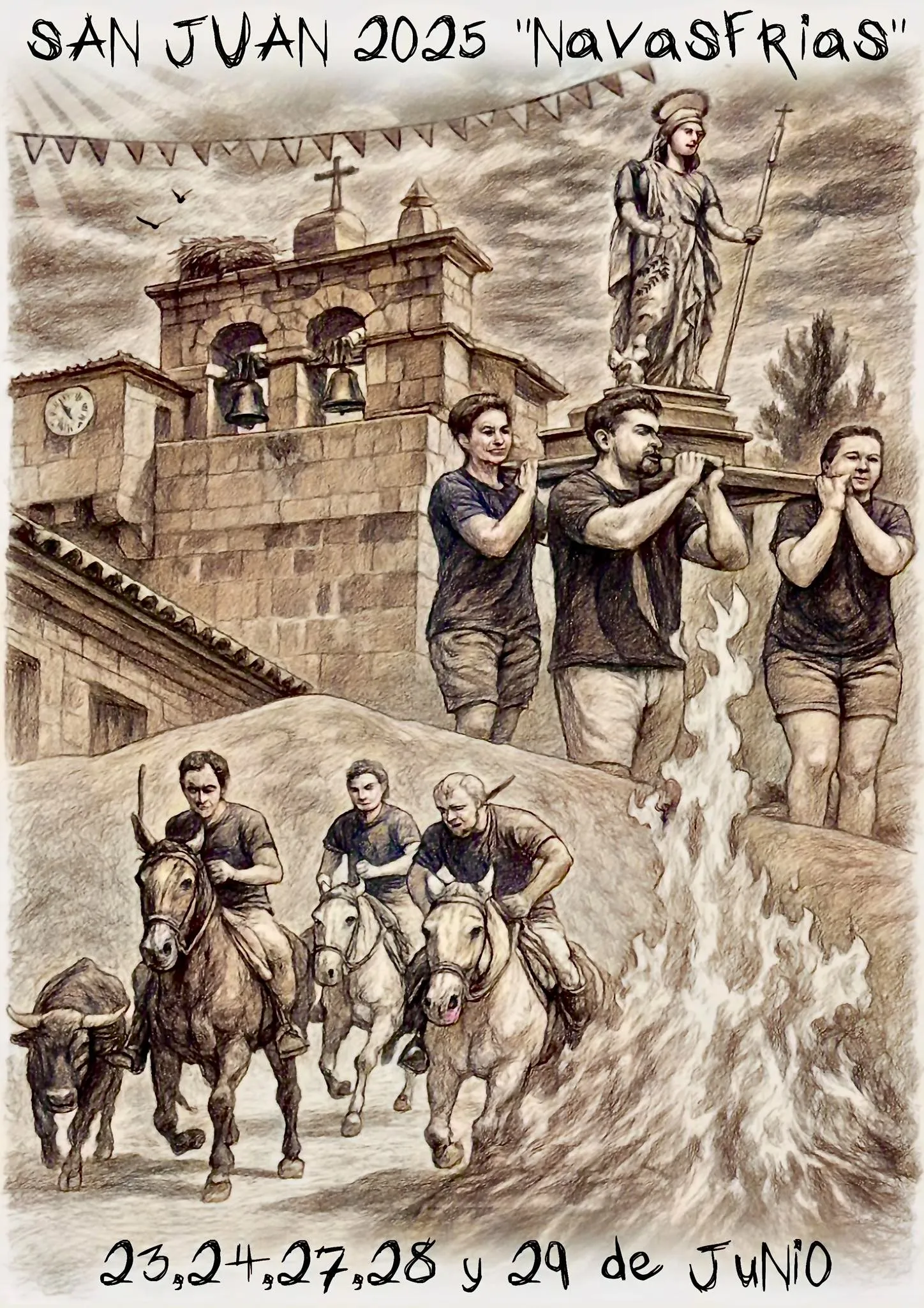 Foto 3 - Finuca Villegas pregonar&aacute; las fiestas de Navasfr&iacute;as, cuyo cartel corre a cargo de Samuel Redondo