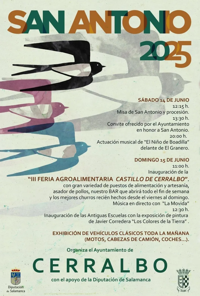 Foto 2 - Feria agroalimentaria, flamenco y veh&iacute;culos cl&aacute;sicos: as&iacute; celebra Cerralbo a San Antonio
