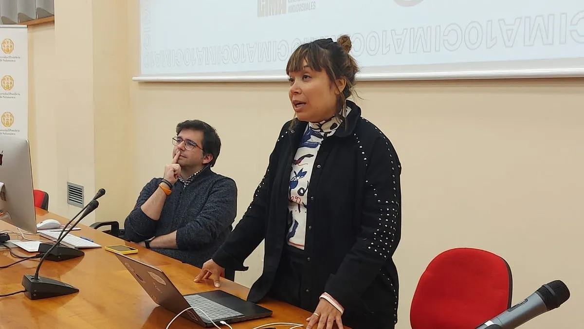 La Facultad de Comunicación de la Universidad Pontificia de Salamanca ha acogido la presentación de los ocho cortometrajes premiados en CIMA10 y un coloquio