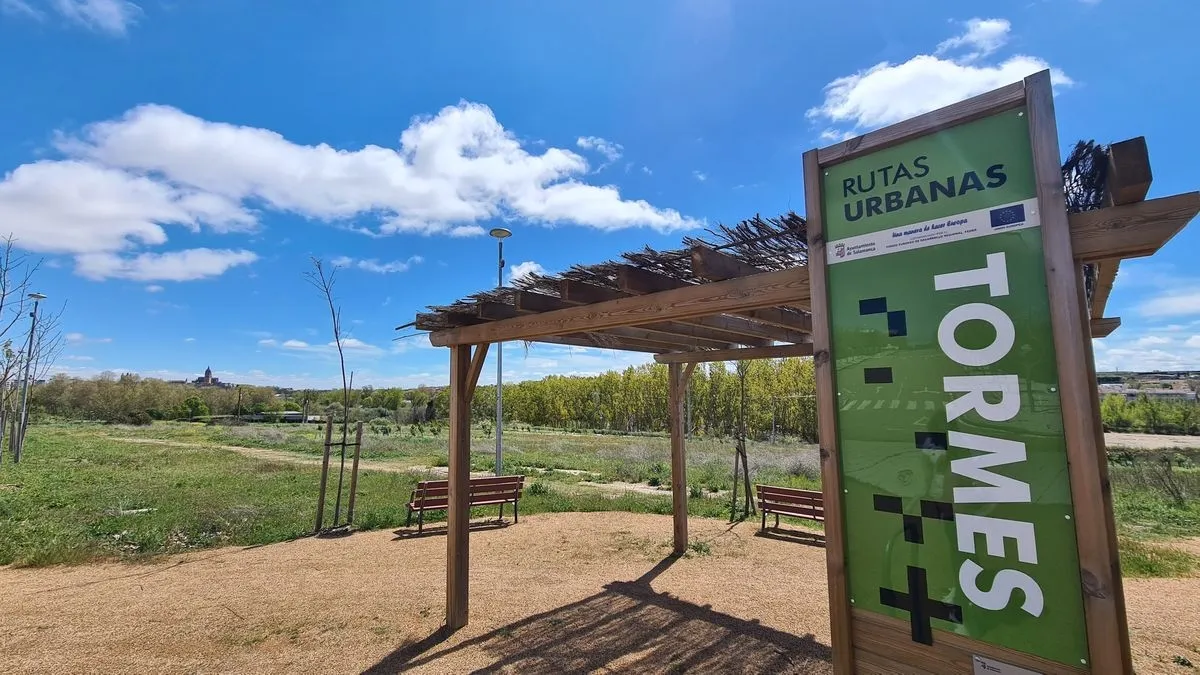 Uno de los Corredores Verdes de Salamanca