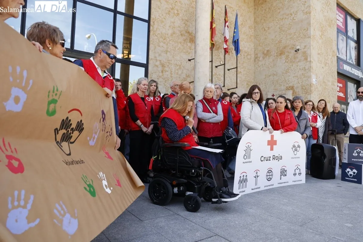 Acto del Día Mundial de la Cruz Roja en Salamanca. Foto de David Sañudo