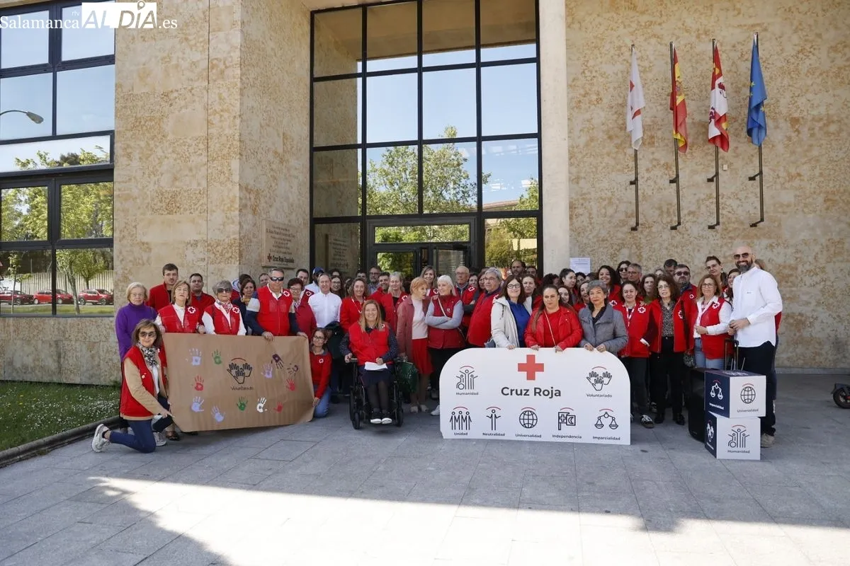 Acto del Día Mundial de la Cruz Roja en Salamanca. Foto de David Sañudo