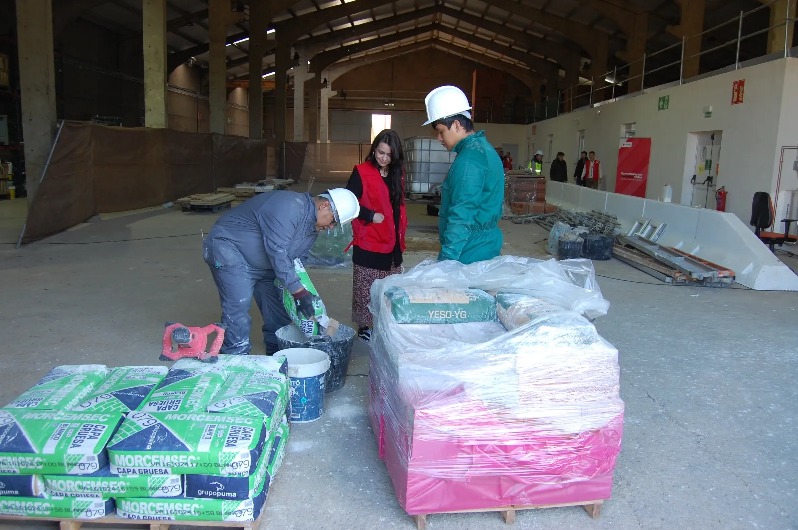 Imágenes de archivo de la formación de Cruz Roja