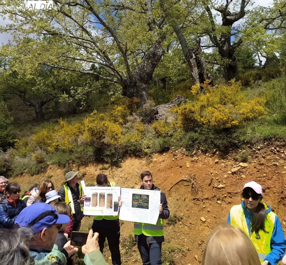 El Geolodía de Salamanca reúne a más de 200 personas en El Maíllo