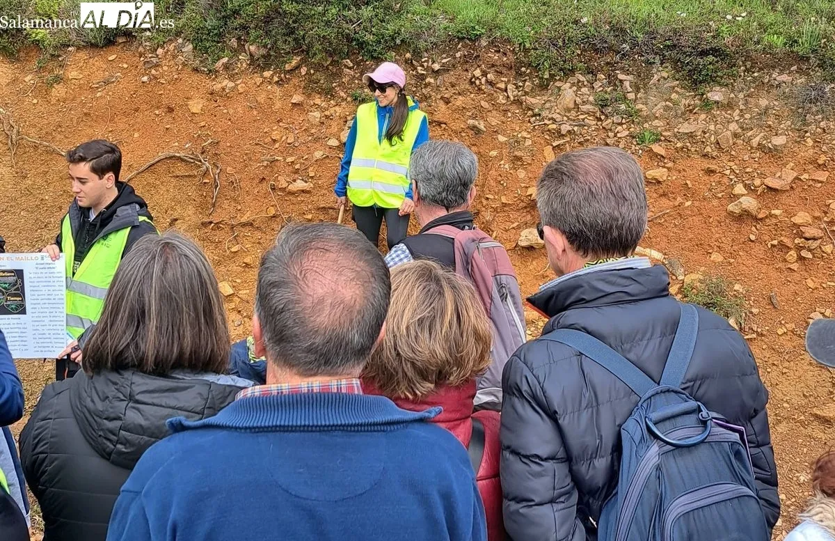 El Geolodía de Salamanca reúne a más de 200 personas en El Maíllo
