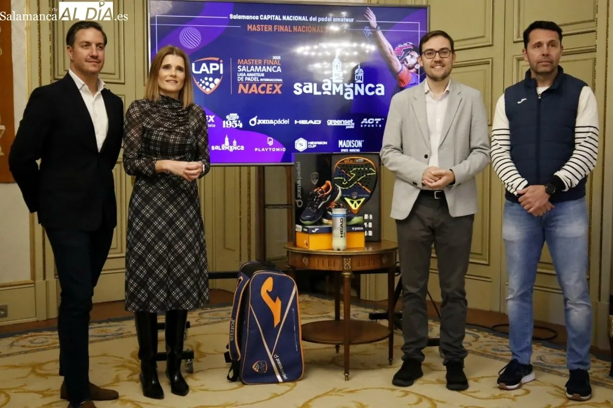 Presentación en el Ayuntamiento de Salamanca del Master Final de la Liga LAPI. Foto de David Domínguez