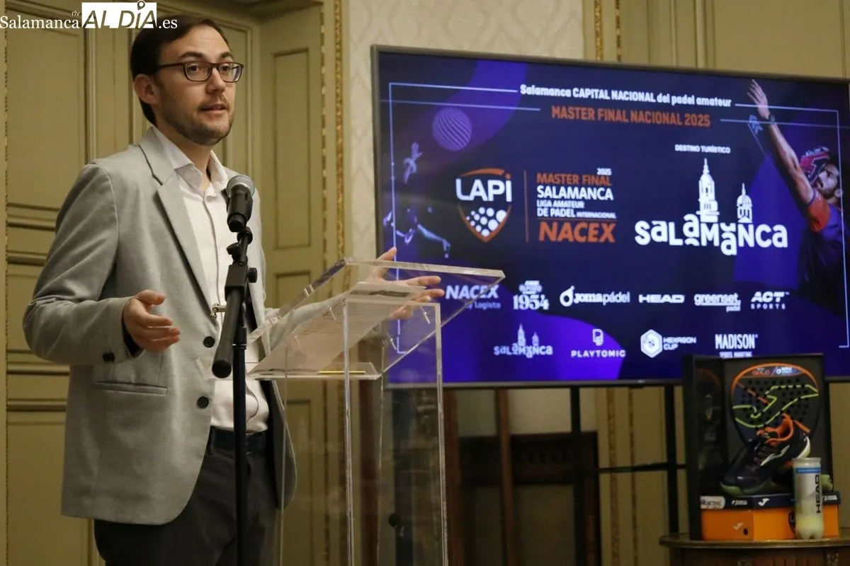 Presentación en el Ayuntamiento de Salamanca del Master Final de la Liga LAPI. Foto de David Domínguez