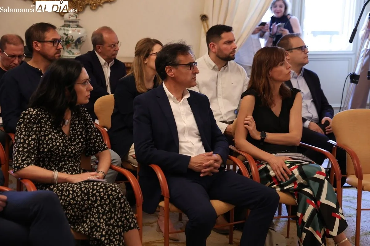 Presentación del ambicioso proyecto energético que se va a desarrollar en Salamanca. Foto de David Sañudo