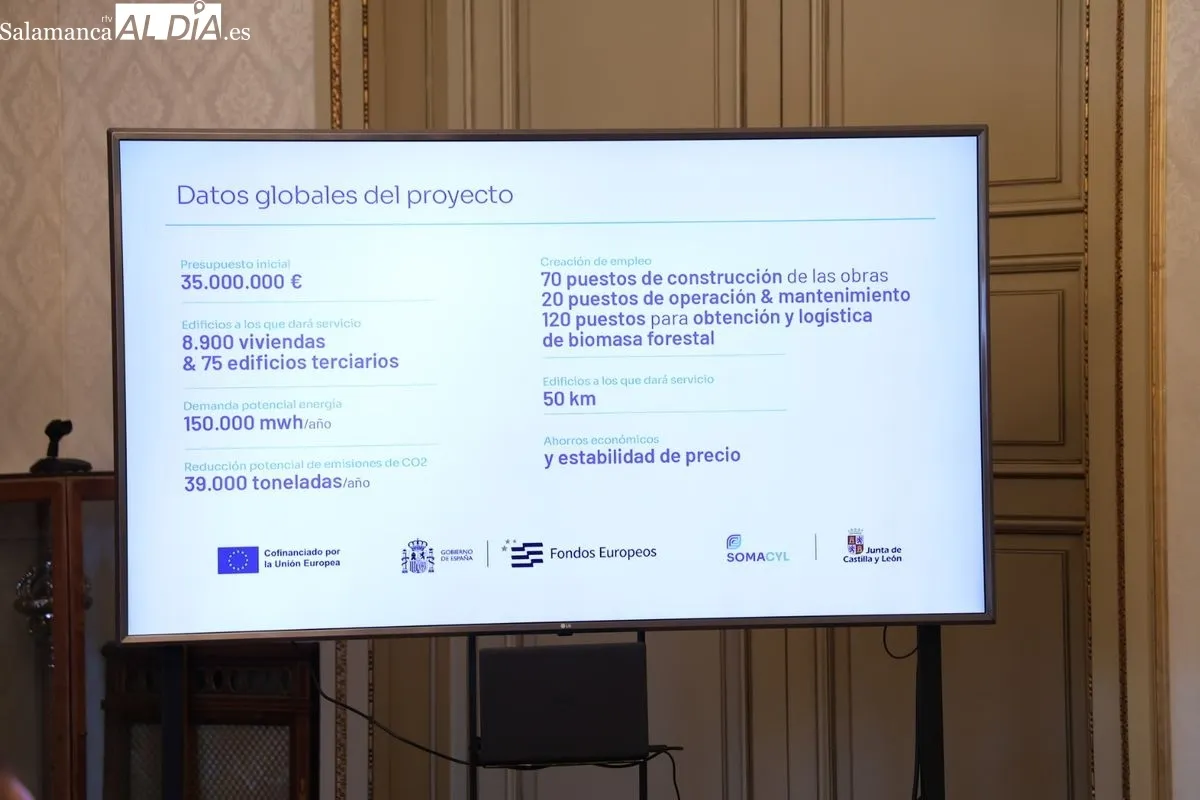 Presentación del ambicioso proyecto energético que se va a desarrollar en Salamanca. Foto de David Sañudo