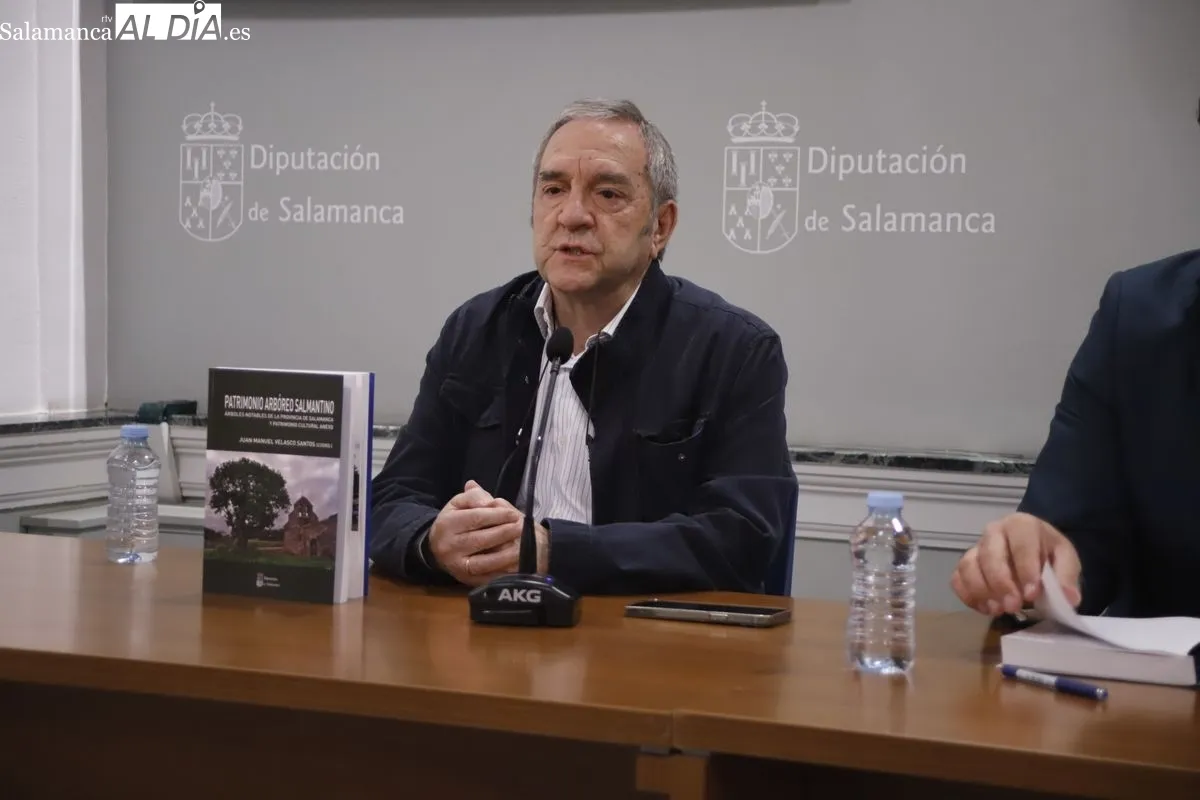 Presentación en el Palacio de la Salina del libro 'Patrimonio Arbóreo Salmantino'. Foto de Ángel Puma