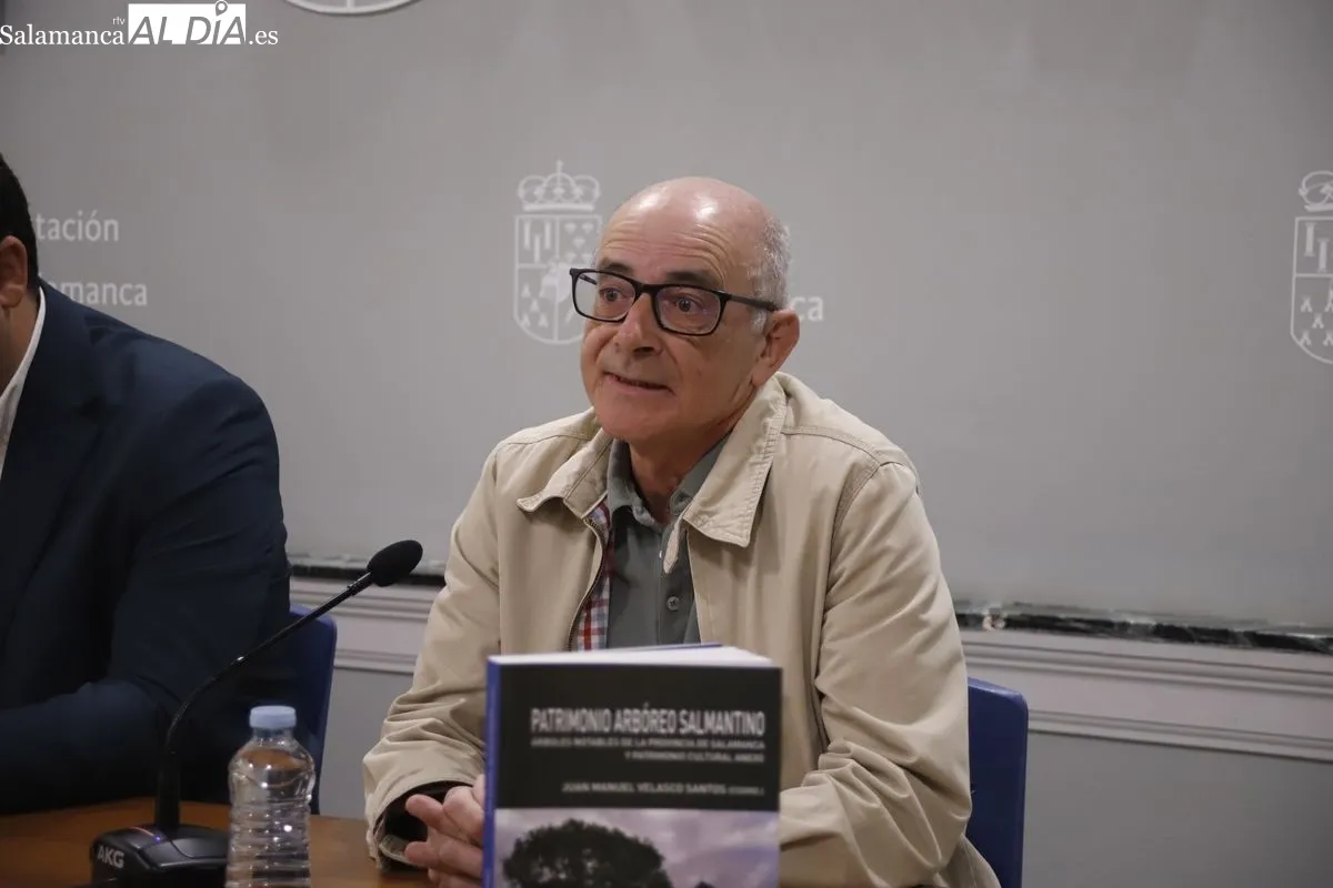 Presentación en el Palacio de la Salina del libro 'Patrimonio Arbóreo Salmantino'. Foto de Ángel Puma