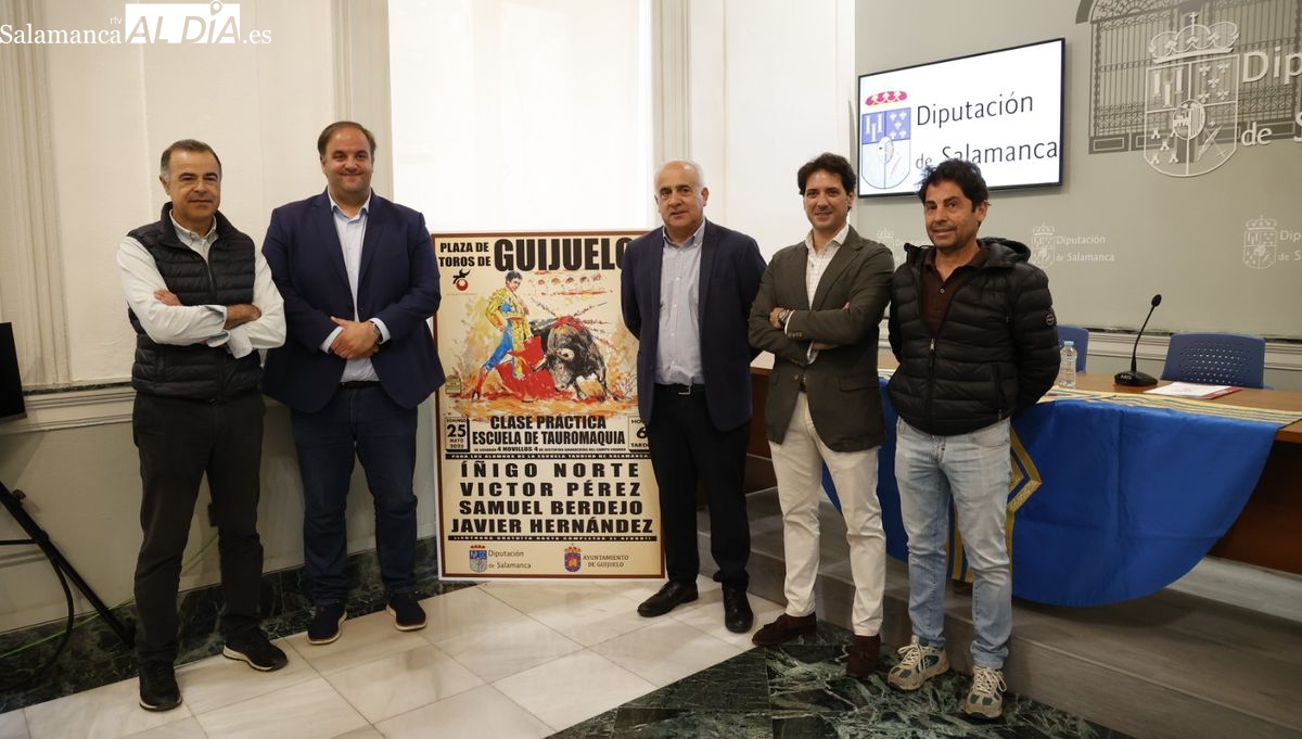 Clase práctica de la Escuela de Tauromaquia de Salamanca en Guijuelo