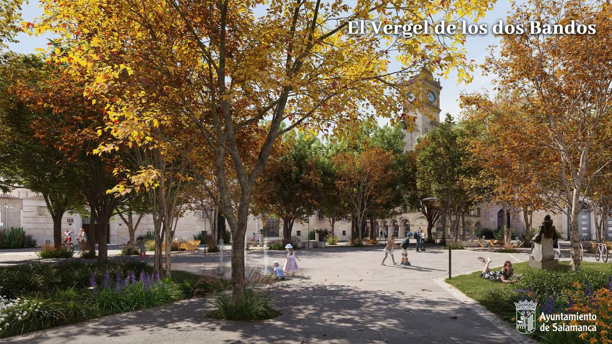 Salamanca presenta El vergel de los bandos para renovar la Plaza de los Bandos
