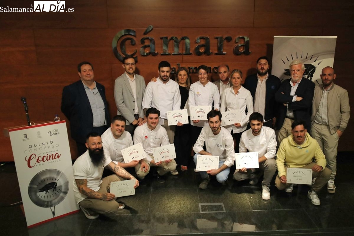 Entrega de la entrega de diplomas a los finalistas del V Concurso de Cocina con Ibérico