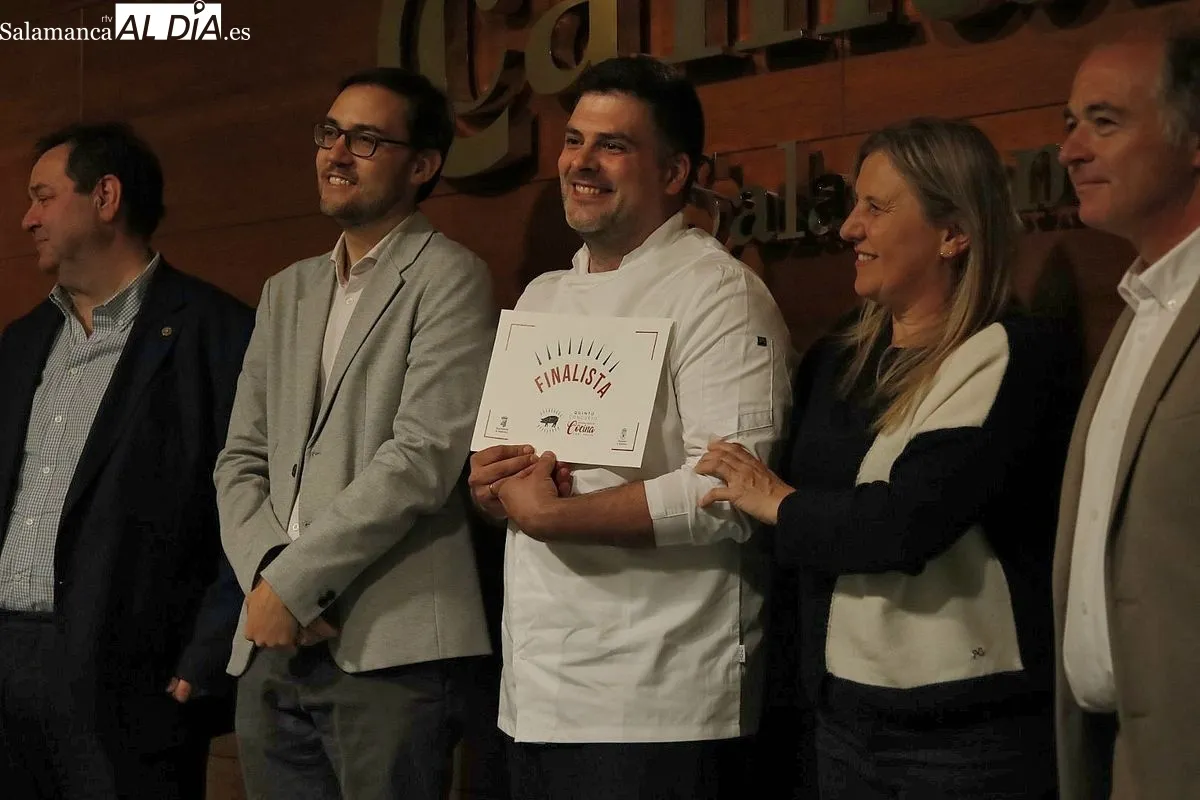 Entrega de diplomas a los finalistas del V Concurso de Cocina con Ibérico. Foto de David Domínguez