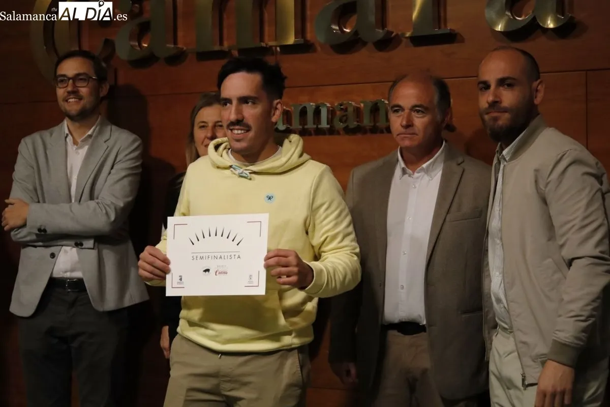 Entrega de diplomas a los finalistas del V Concurso de Cocina con Ibérico. Foto de David Domínguez