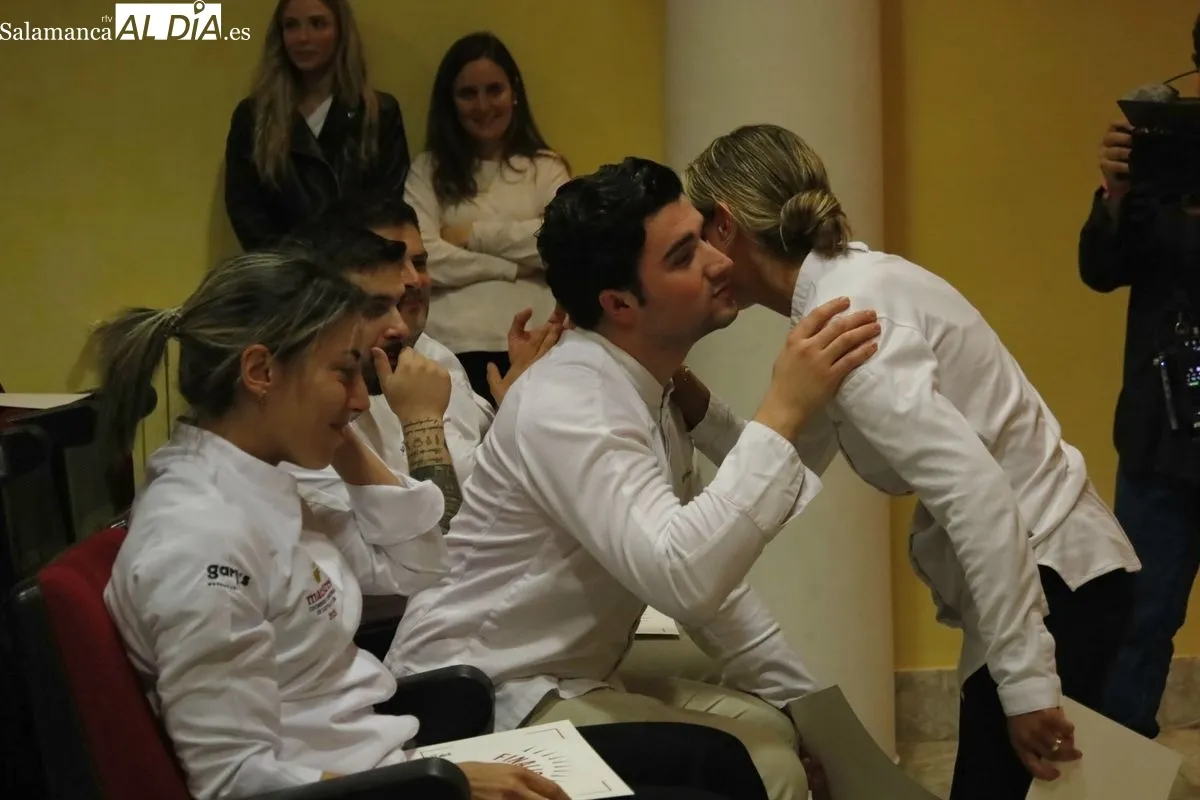 Entrega de diplomas a los finalistas del V Concurso de Cocina con Ibérico. Foto de David Domínguez