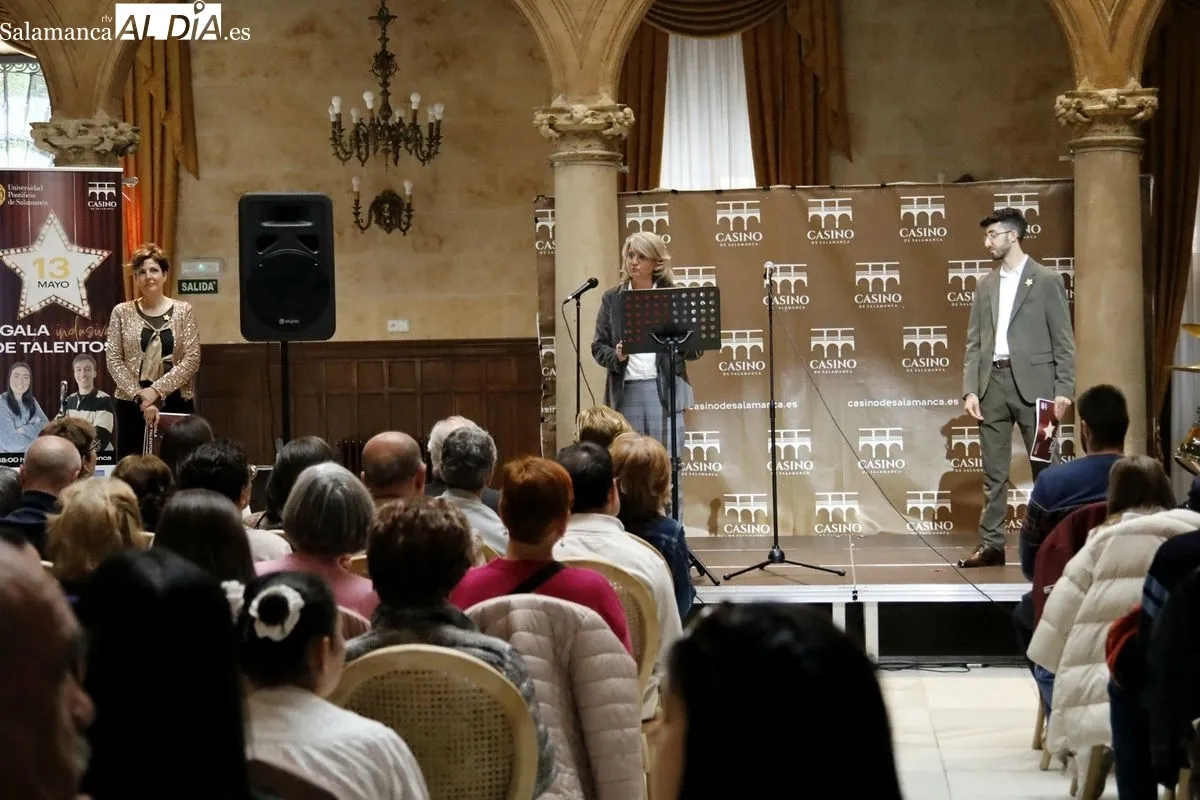 El Casino de Salamanca ha acogido la I Gala Inclusiva de Talentos de la UPSA. Fotos: David Domínguez