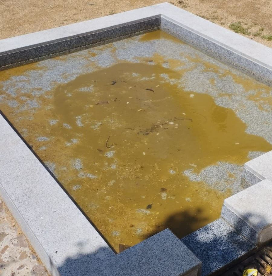 El PSOE denuncia el lamentable estado del Campo de Carniceros en pleno puente