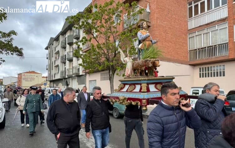 Plegarias a San Isidro en su bendición a los campos de Peñaranda: Concédenos cosechas abundantes y aleja las tormentas y el granizo