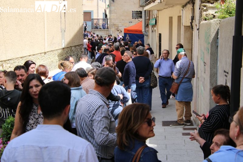 Afluencia masiva en Alba de Tormes por Santa Teresa hoy