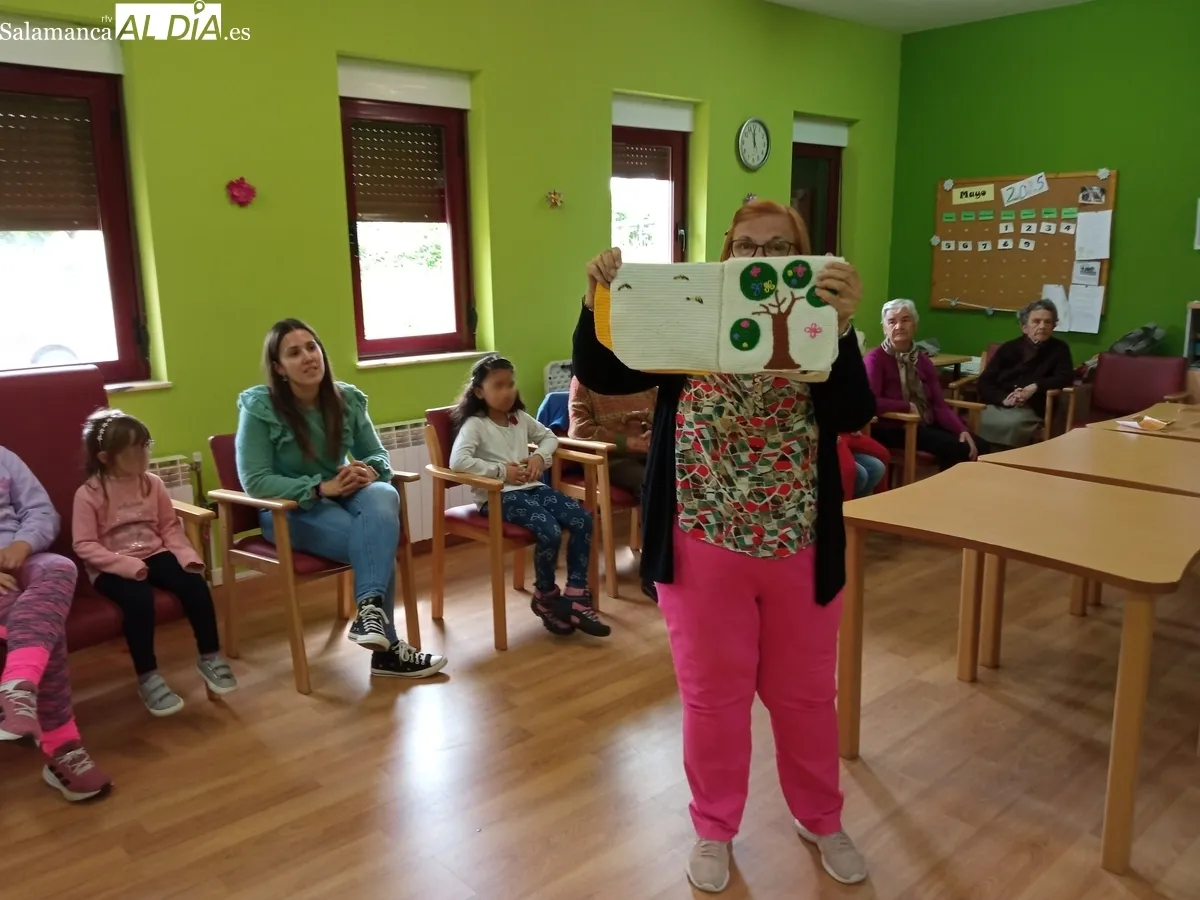 Niños y mayores compartieron experiencias y aprendizajes en Monleras