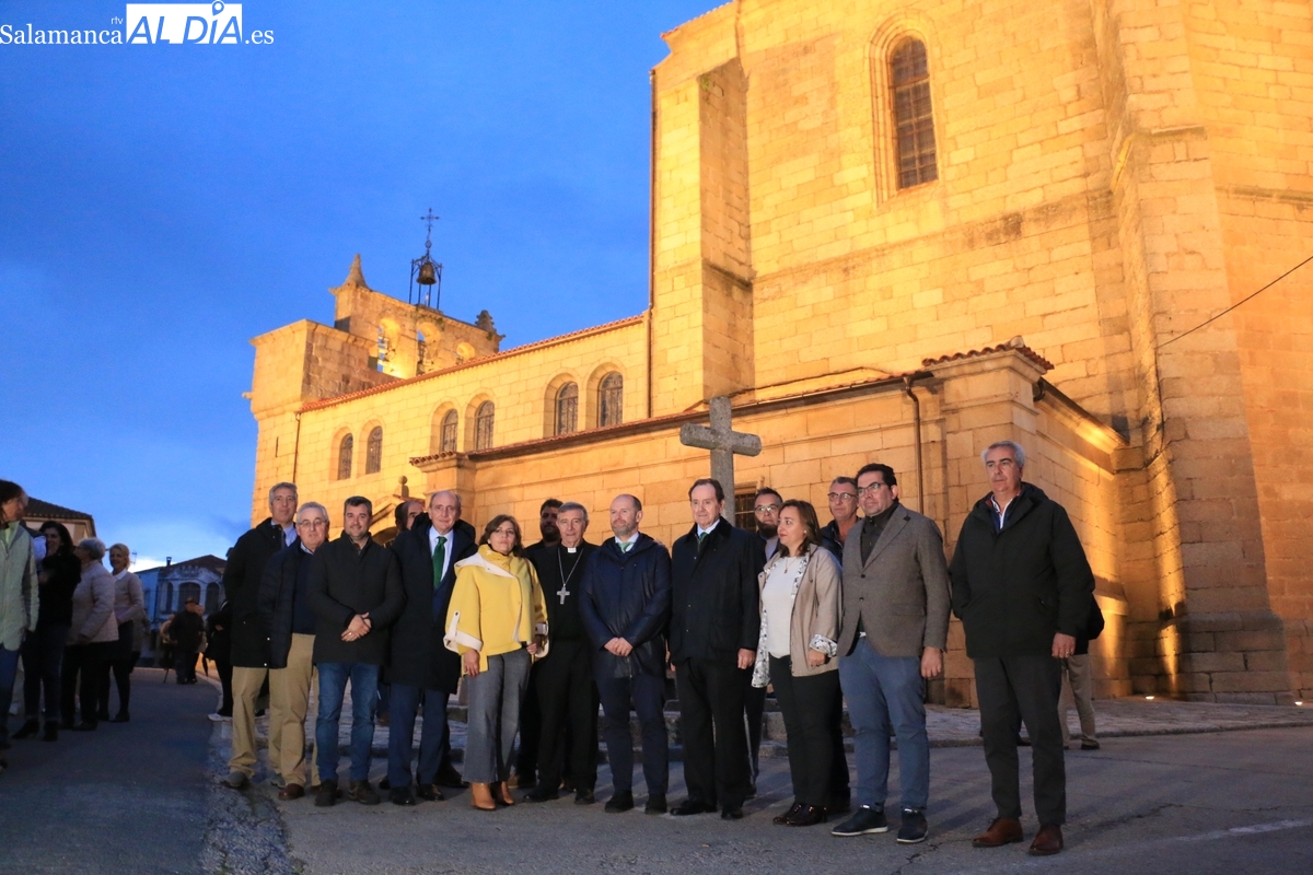 Iberdrola ilumina la iglesia de San Pedro ad Vincula en Villavieja