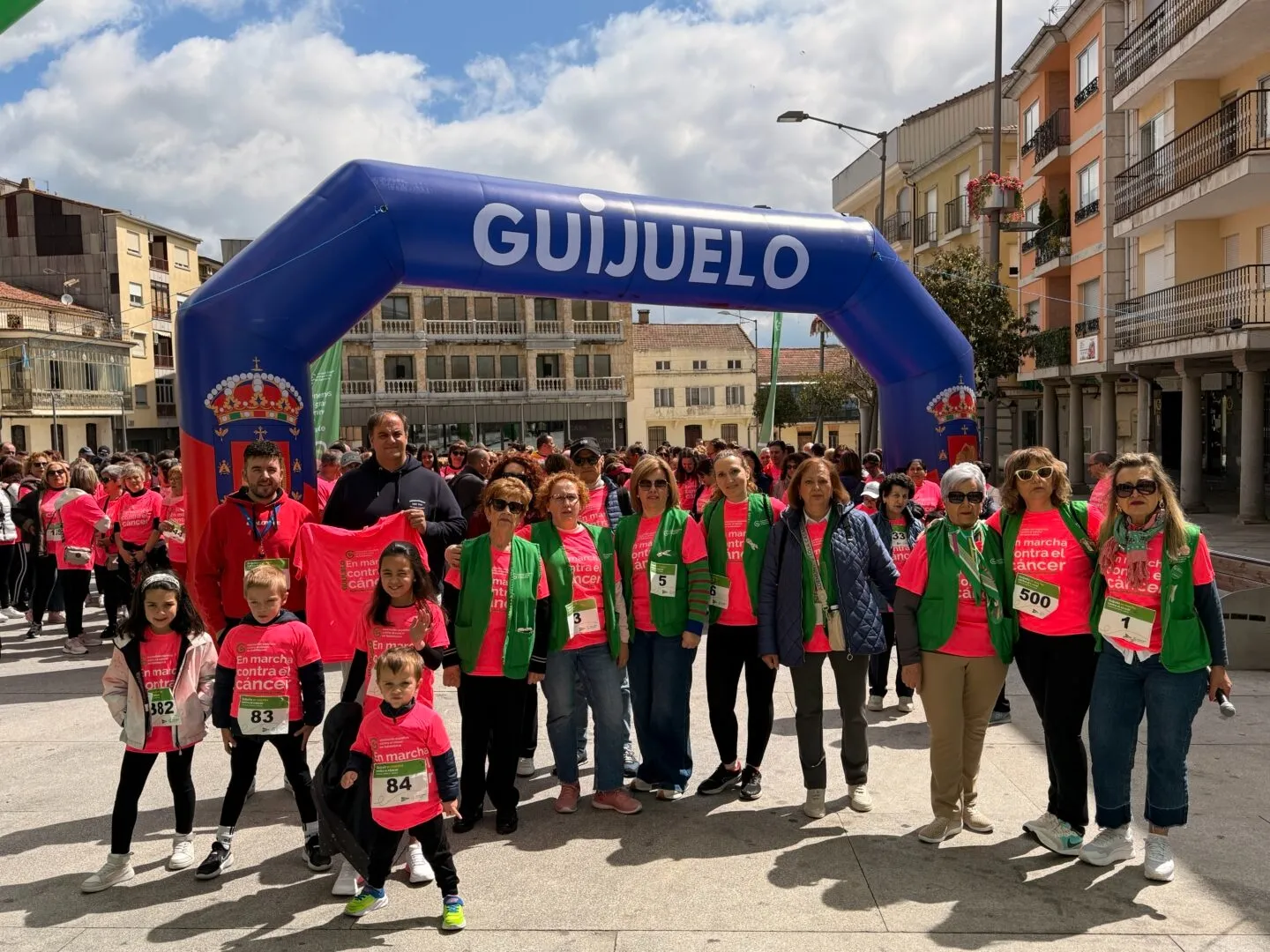 Más de 450 personas participan en la II Marcha contra el Cáncer de Guijuelo | FOTOS: Ayuntamiento de Guijuelo 