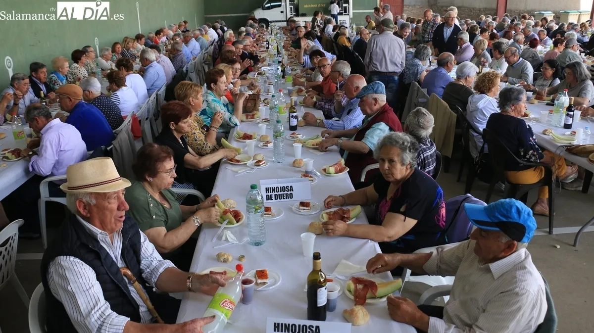 Cerca de 260 mayores de 26 municipios coincidieron en Pereña en esta IV Convivencia Comarcal de Primavera / CORRAL